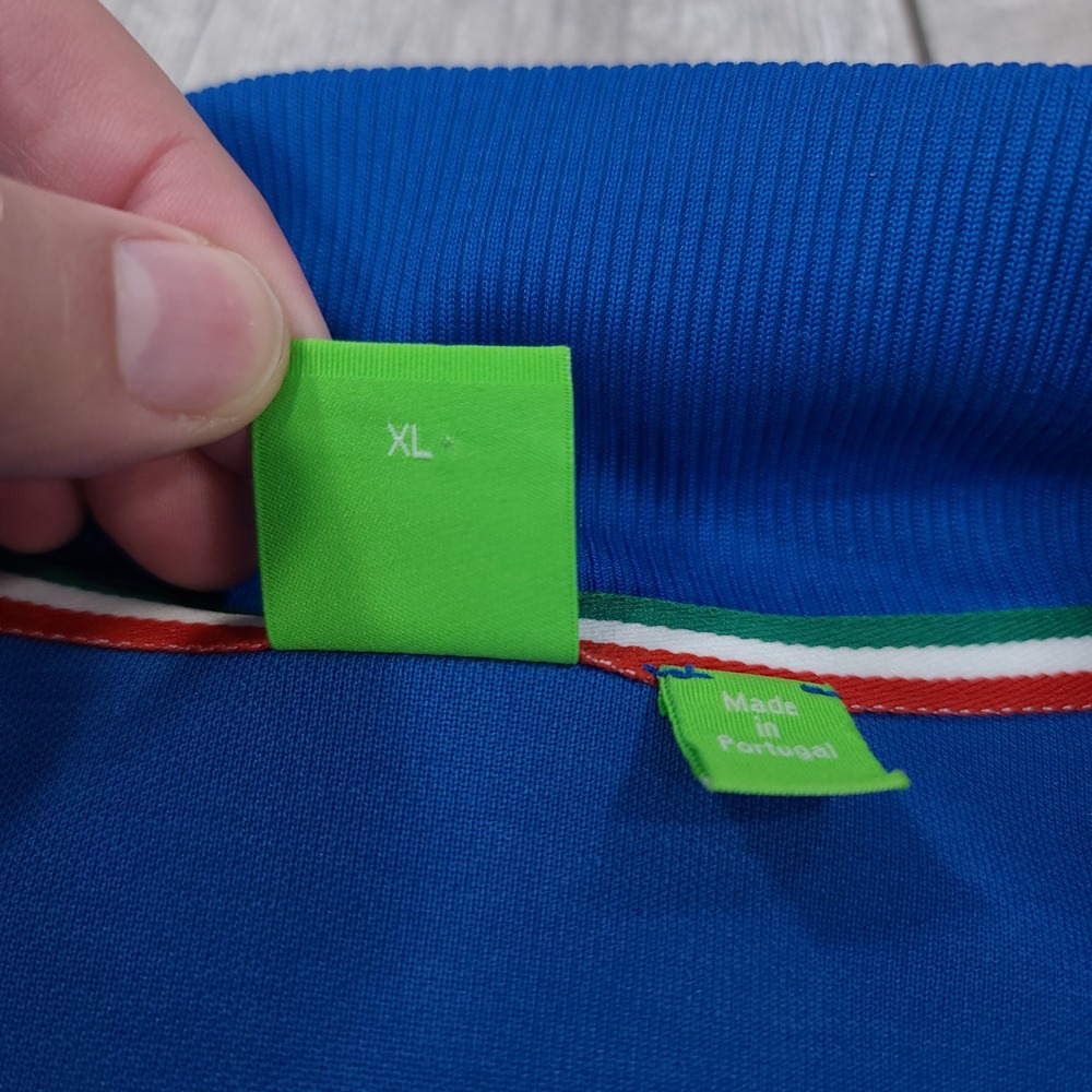 Hugo Boss Track Jacket Mens XL Blue Italy 2014 Skaz Flag Full Zip Soccer Soccer - Picture 7 of 9